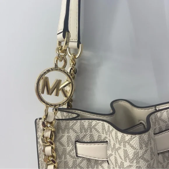 Michael Kors Mina Large & Wallet Light Cream Multi - Picture 7 of 14